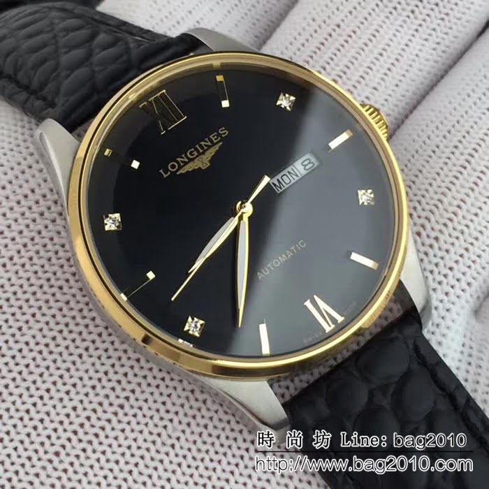 LONGINES浪琴 全自動機械 時尚男士腕表 WSS2361